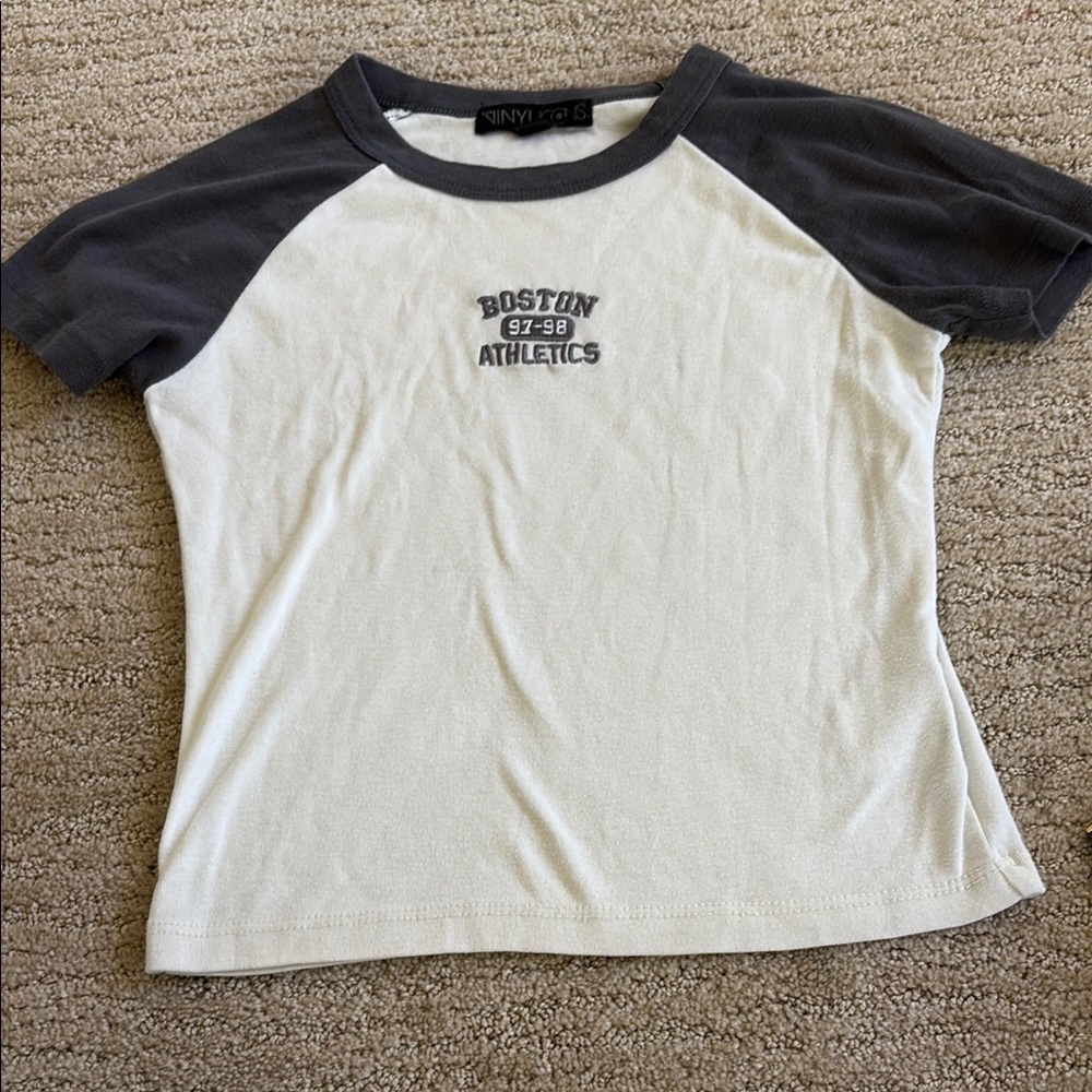 Boston Athletics Raglan Baby Tee